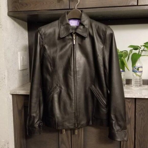 Jackets & Blazers - Colebrook & Co Leather Jacket
